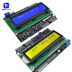 Keypad Shield LCD1602 1602 LCD Display ATMEGA328 ATMEGA2560 for Raspberry Pi Arduino UNO R3 Blue/Yellow Backlight