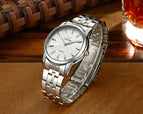 Top Brand Luxury WWOOR Men Waterproof Stainless Steel Casual Gold Quartz Watch Men's Clock Male Sports Watches relogio masculino