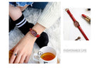 GUOU Ladies Watch Retro Rectangle Women's Watches Wrist Watches For Women Bracelet Genuine Clock relogio feminino saat