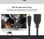 1080P Micro HDMI to HDMI cable hdmi extender Cable Adapter Male to Female Micro HDMI Converter for projector HDTV Gopro TV 15cm