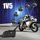 2PCS/set EJEAS V6 Pro Intercomunicador para Capacete Bluetooth Helmet Headset 1.2km IP65 Music Waterproof 6 Riders Interphone