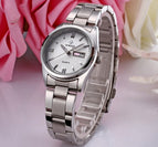WWOOR Luxury Brand Watches Women's Full Steel Business Casual Wrist Watches Women Date Day Clock Luminous Quartz Watch Reloj