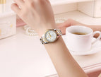 WWOOR New Gold Women Bracelet Watches Waterproof Ladies Watch Stainless Steel Casual Dress Woman Quartz Watch Women Reloj Mujer