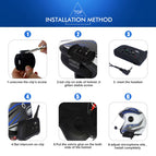 2PCS VNETPHONE V4 850Mah Bluetooth Motorcycle Intercom Helmet Headset Speaker Talking Wireless Communicator With FM
