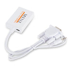 New VGA Male to HDMI Female Converter Adapter Cable With Audio Output 1080P VGA HDMI Adapter for PC laptop to HDTV Projector r10
