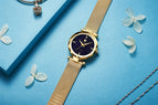 Fashion WWOOR Luxury Stainless Steel Watches Women Quartz Bracelet Watch Ladies Dress Watches Blue Clock relogios Montre Femme