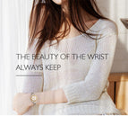 WWOOR New Gold Women Bracelet Watches Waterproof Ladies Watch Stainless Steel Casual Dress Woman Quartz Watch Women Reloj Mujer