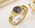 WWOOR New Gold Women Bracelet Watches Waterproof Ladies Watch Stainless Steel Casual Dress Woman Quartz Watch Women Reloj Mujer