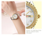 WWOOR New Gold Women Bracelet Watches Waterproof Ladies Watch Stainless Steel Casual Dress Woman Quartz Watch Women Reloj Mujer
