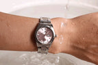 WWOOR Luxury Brand Watches Women's Full Steel Business Casual Wrist Watches Women Date Day Clock Luminous Quartz Watch Reloj