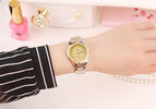 WWOOR New Gold Women Bracelet Watches Waterproof Ladies Watch Stainless Steel Casual Dress Woman Quartz Watch Women Reloj Mujer