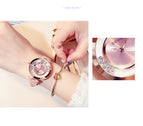 GUOU Brand Leather Analog Watch Women Fashion Casual Quartz Watches Ladies Datejust Wristwatch Hodinky Ceasuri relogio feminino