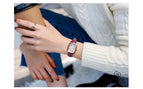 GUOU Ladies Watch Retro Rectangle Women's Watches Wrist Watches For Women Bracelet Genuine Clock relogio feminino saat