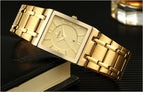 Men Watches Top Brand Luxury WWOOR Gold Black Square Quartz watch men 2019 Waterproof Golden Male Wristwatch Men watches 2019