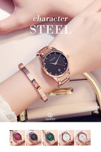 Fashion Luxury GUOU Watch Women Watch Reloj Mujer Stainless Steel Quality Diamond Ladies Quartz Watch Women Rhinestone Watches