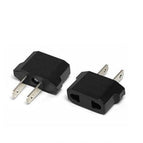 100 Pcs/lot High quality European Euro Eu AU to US/USA Plug Power Socket Travel Charger Adapter Plug Outlet Converter Adapter