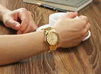 Top Brand Luxury WWOOR Men Waterproof Stainless Steel Casual Gold Quartz Watch Men's Clock Male Sports Watches relogio masculino