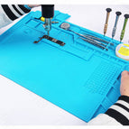 S-170 480x318mm Silicone Pad Desk Work Mat Heat Insulation Maintenance Platform for BGA PCB Soldering Repair Tool