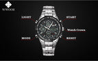 2018 Digital Watch Men Luxury Brand WWOOR Men's Watches Quartz LED  Military Watch Swimming Casual Sport Wristwatch