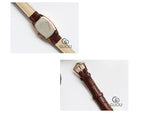 GUOU Ladies Watch Retro Rectangle Women's Watches Wrist Watches For Women Bracelet Genuine Clock relogio feminino saat