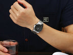 Top Brand Luxury WWOOR Men Waterproof Stainless Steel Casual Gold Quartz Watch Men's Clock Male Sports Watches relogio masculino