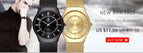 2017 Top Luxury Brand WWOOR Men Ultra Thin Waterproof Gold Watch Men's Quartz Analog Clock Male Sports Watches relogio masculino