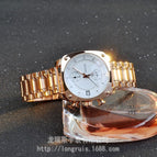 2018 Women Man Lover Square Rose Gold Alloy And Leather Quartz Watch GUOU Luxury Waterproof for Woman Ladies Gilrs Wrist watches