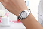 WWOOR Luxury Brand Watches Women's Full Steel Business Casual Wrist Watches Women Date Day Clock Luminous Quartz Watch Reloj