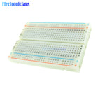 Mini Test Protoboard DIY Bread Board 400 Tie Points Holes Universal Solderless PCB Breadboard For Bus Test Circuit Board MB102 wholesale bulk price