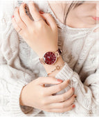 GUOU Women's Watches Luxury zegarek damski Diamond Watch Fashion ladies Watch Women Clock saat reloj mujer relogio feminino