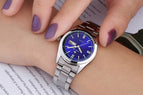 WWOOR Luxury Brand Watches Women's Full Steel Business Casual Wrist Watches Women Date Day Clock Luminous Quartz Watch Reloj