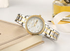 WWOOR New Gold Women Bracelet Watches Waterproof Ladies Watch Stainless Steel Casual Dress Woman Quartz Watch Women Reloj Mujer
