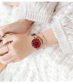 GUOU Women's Watches Luxury zegarek damski Diamond Watch Fashion ladies Watch Women Clock saat reloj mujer relogio feminino