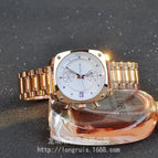 2018 Women Man Lover Square Rose Gold Alloy And Leather Quartz Watch GUOU Luxury Waterproof for Woman Ladies Gilrs Wrist watches