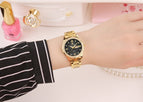 WWOOR New Gold Women Bracelet Watches Waterproof Ladies Watch Stainless Steel Casual Dress Woman Quartz Watch Women Reloj Mujer