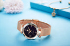 Fashion WWOOR Luxury Stainless Steel Watches Women Quartz Bracelet Watch Ladies Dress Watches Blue Clock relogios Montre Femme