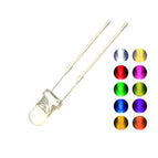 100PCS F5 5MM LED Diode Kit 3V DIY Set Light Emitting Warm White Green Red Blue Yellow Orange Purple UV Pink Ultra Bright 20mA wholesale bulk price
