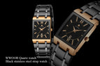 WWOOR Mens Watches Luxury Brand Quartz All steel Waterproof Clock Fashion Sport Business Military Men Watch relogio masculino