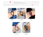 GUOU Ladies Watch Retro Rectangle Women's Watches Wrist Watches For Women Bracelet Genuine Clock relogio feminino saat