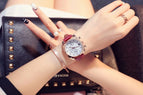 2018 Women Man Lover Square Rose Gold Alloy And Leather Quartz Watch GUOU Luxury Waterproof for Woman Ladies Gilrs Wrist watches