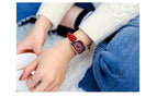 GUOU Ladies Watch Retro Rectangle Women's Watches Wrist Watches For Women Bracelet Genuine Clock relogio feminino saat
