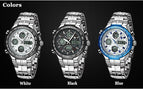 2018 Digital Watch Men Luxury Brand WWOOR Men's Watches Quartz LED  Military Watch Swimming Casual Sport Wristwatch