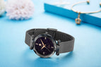Fashion WWOOR Luxury Stainless Steel Watches Women Quartz Bracelet Watch Ladies Dress Watches Blue Clock relogios Montre Femme