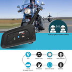 2PCS/set EJEAS V6 Pro Intercomunicador para Capacete Bluetooth Helmet Headset 1.2km IP65 Music Waterproof 6 Riders Interphone