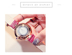 GUOU Brand Leather Analog Watch Women Fashion Casual Quartz Watches Ladies Datejust Wristwatch Hodinky Ceasuri relogio feminino