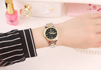 WWOOR New Gold Women Bracelet Watches Waterproof Ladies Watch Stainless Steel Casual Dress Woman Quartz Watch Women Reloj Mujer