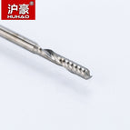 HUHAO 10pcs/lot Shank 3.175mm Milling Cutter Single Flute Spiral Cutter CNC Router Bit  For MDF Carbide End Mill