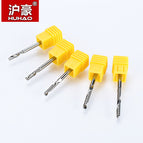 HUHAO 10pcs/lot Shank 3.175mm Milling Cutter Single Flute Spiral Cutter CNC Router Bit  For MDF Carbide End Mill