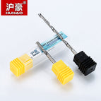 HUHAO 10pcs/lot Shank 3.175mm Milling Cutter Single Flute Spiral Cutter CNC Router Bit  For MDF Carbide End Mill