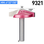 HUHAO 1pc 6mm V Bit CNC solid carbide end mill 3D Router Bits for Wood tungsten woodworking MDF milling cutter 60 90 120 150 deg